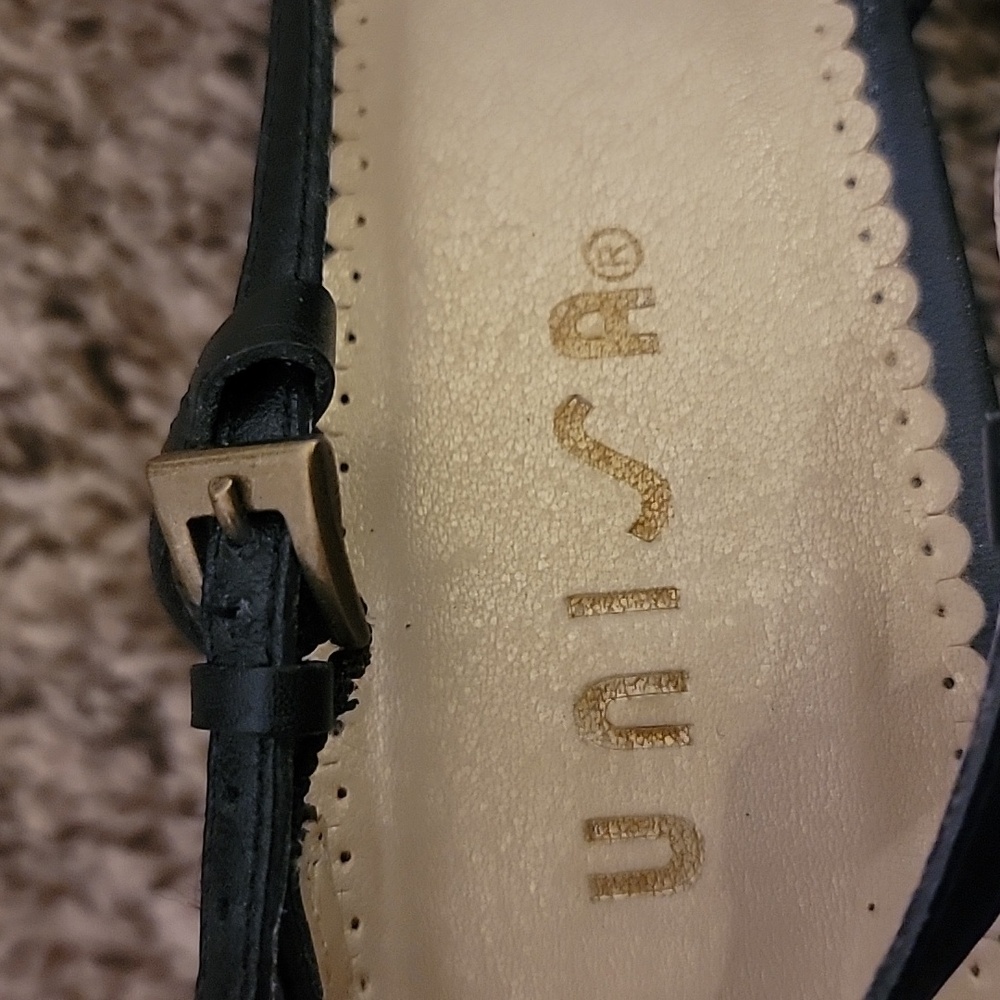 Unisa Black Heeled Shoes with Buckle Detail - Picture 3 of 4